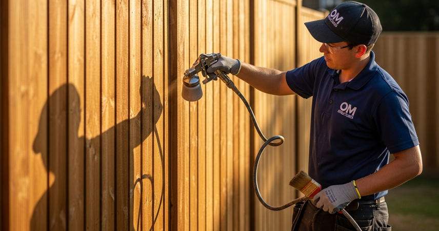 Fence Staining